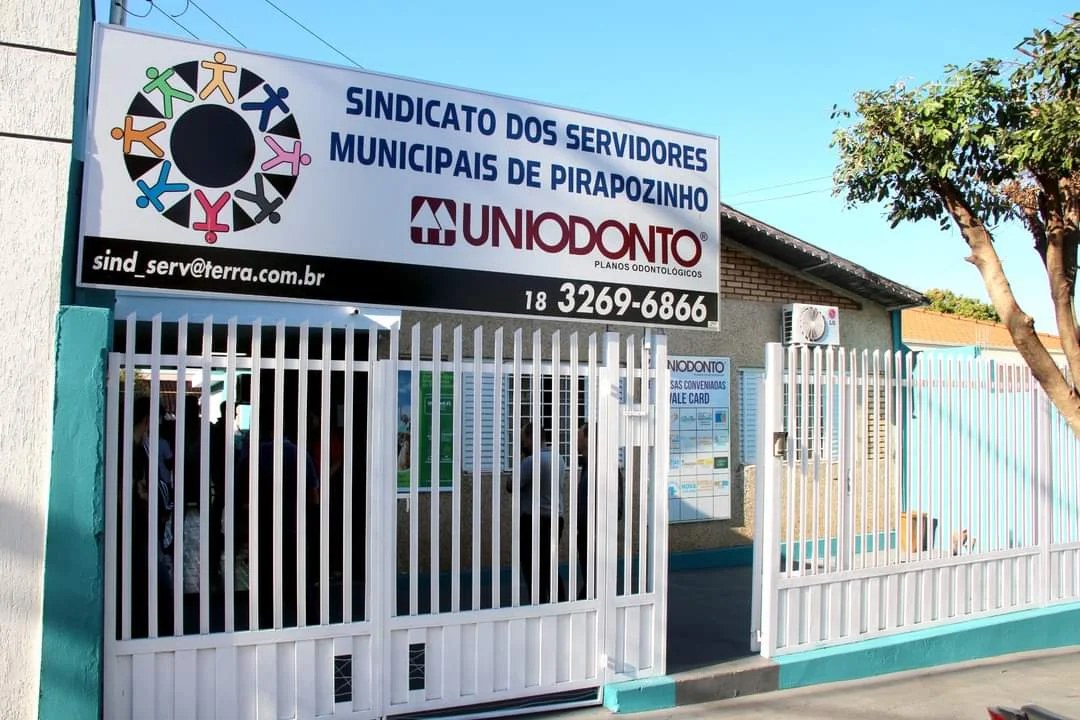 Fachada atual do sindicato em Pirapozinho